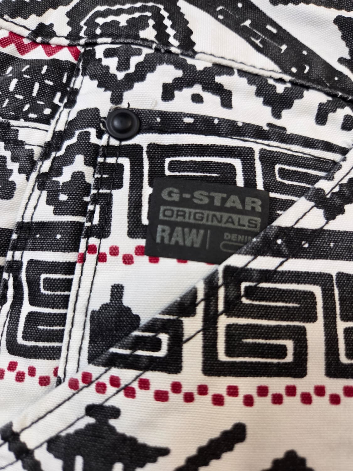 G-Star RAW 패턴 청바지 화이트(W27/L32) 상품이미지3