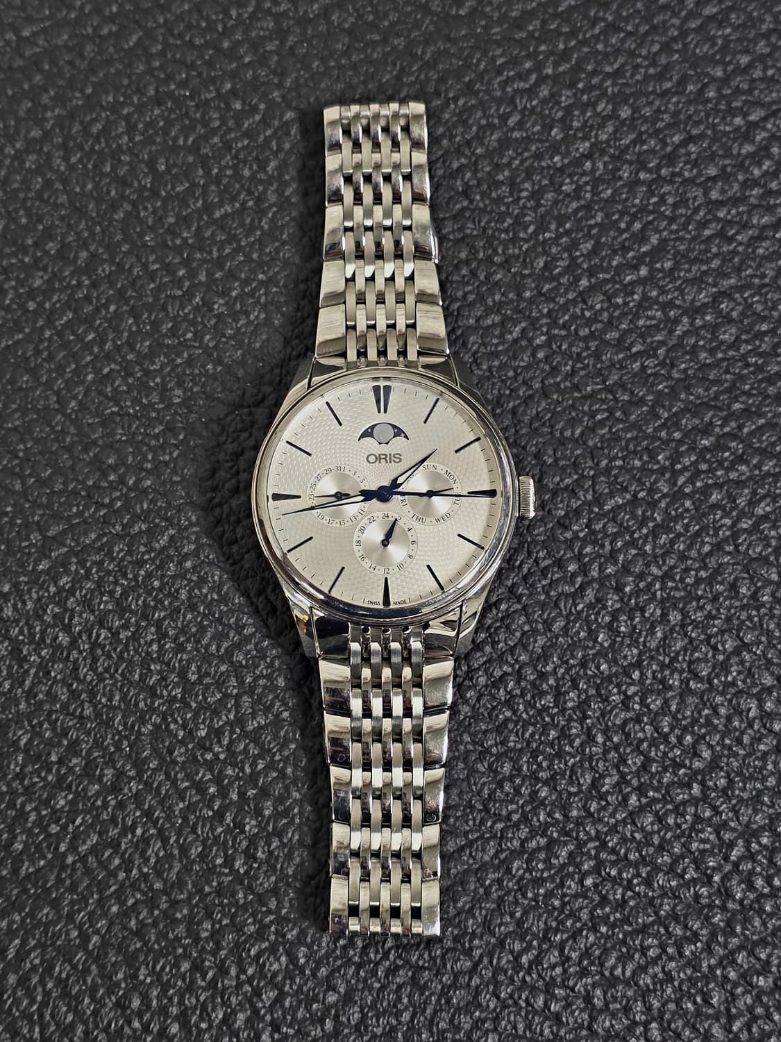 오리스시계 781 7729 4051 오리스 아뜰리에 문페이즈 블루핸즈 자 상품이미지1
