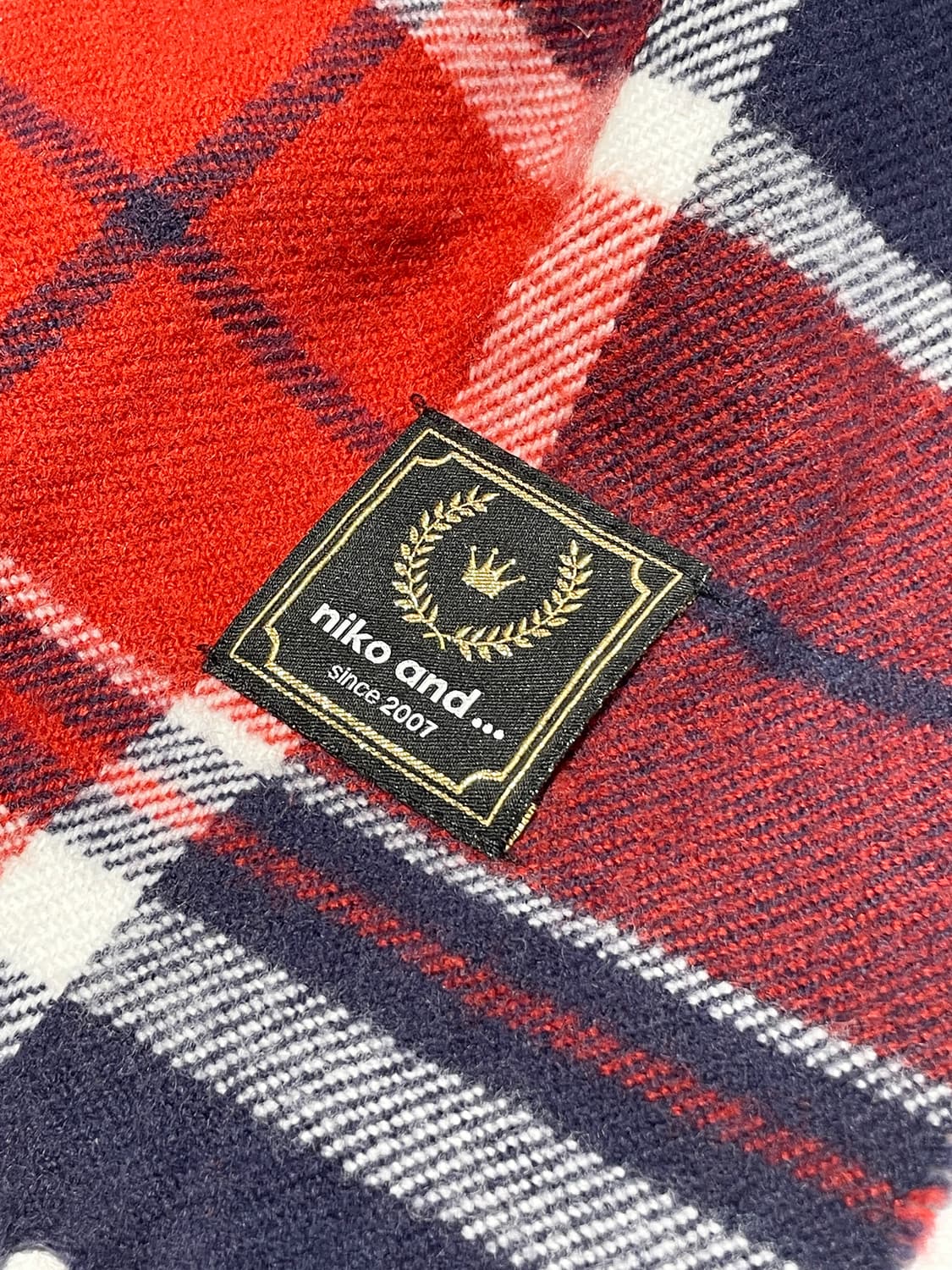 니코앤드 타탄체크 목도리 A1418 상품이미지4