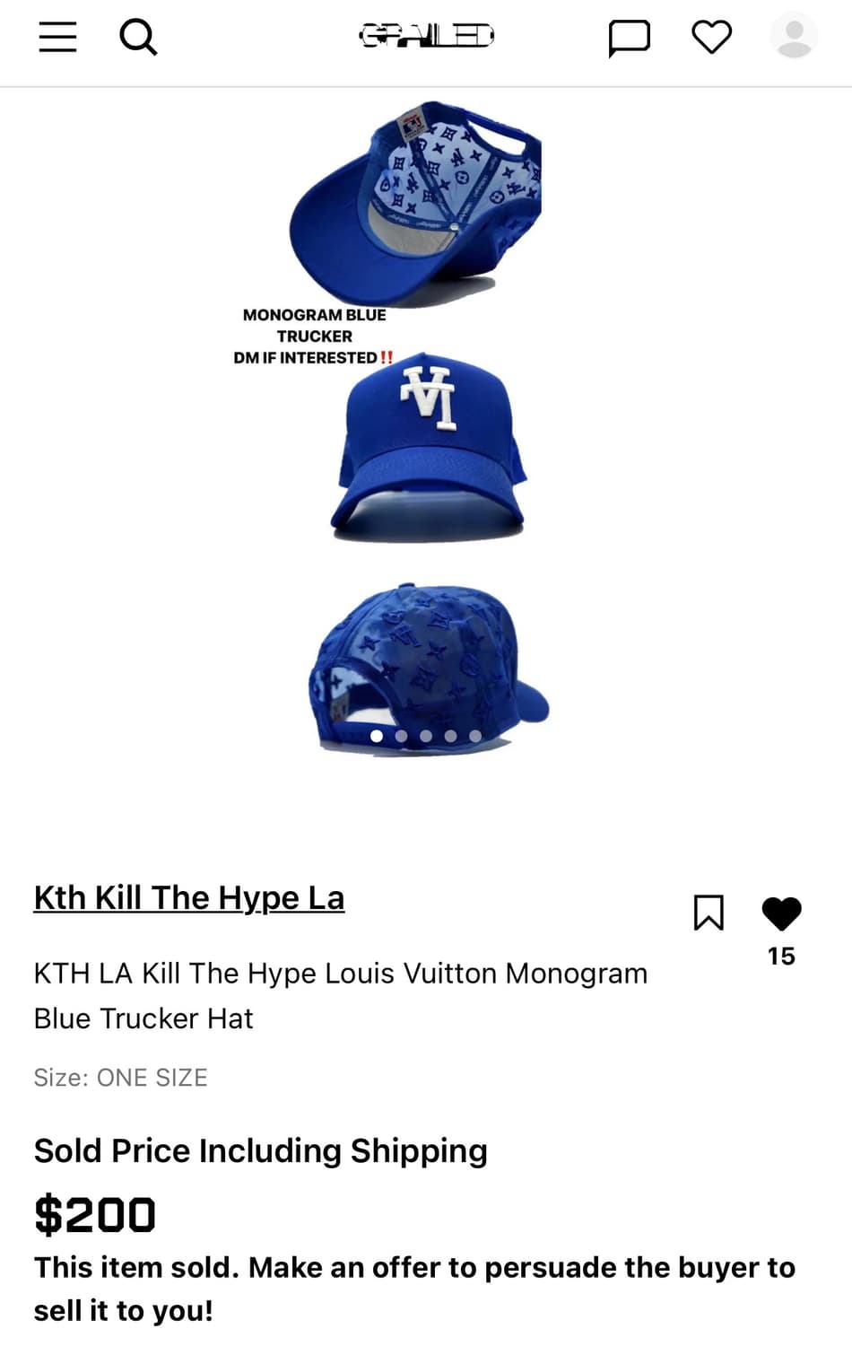 KILL THE HYPE 크리스 브라운 KTHLA 트럭커 스냅백 상품이미지10