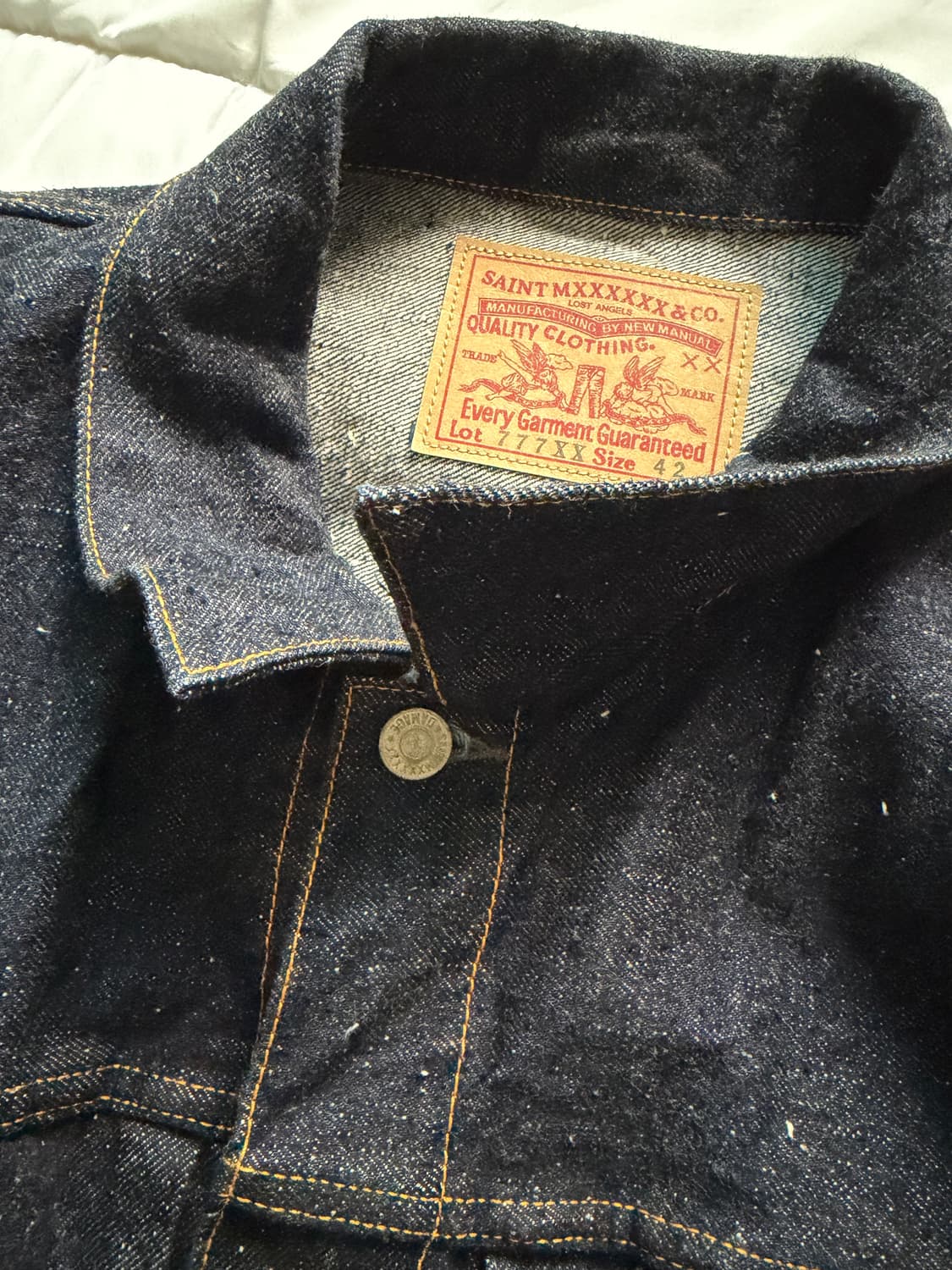 [XL] 세인트미카엘 버버진 데님 자켓 상품이미지5