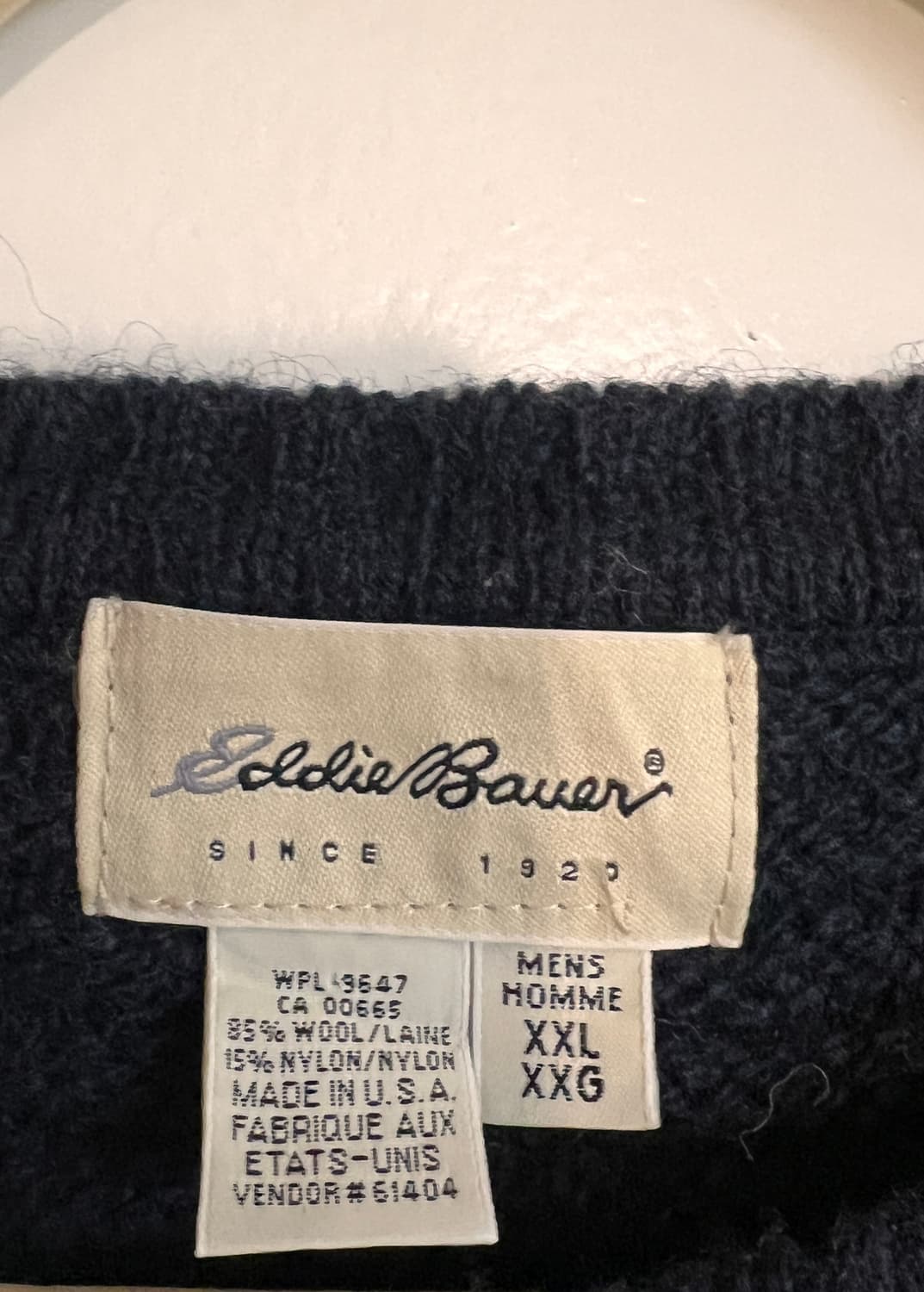 에디바우어 울 스웨터(XXL) 상품이미지3