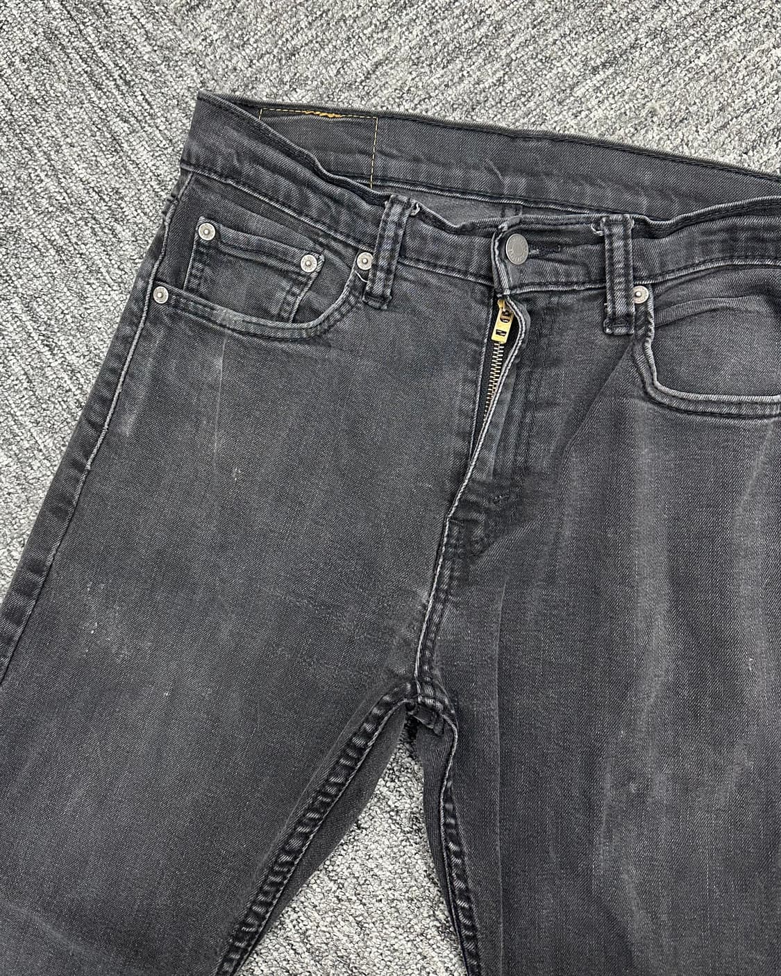 (허단39.5)리바이스 502 흑청-M1687 상품이미지3