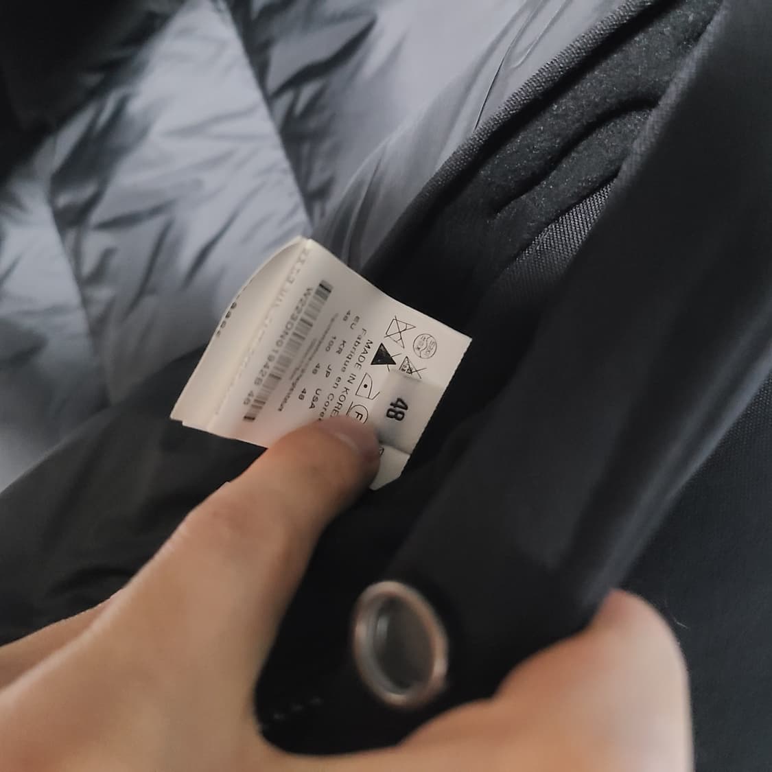 우영미 코듀라 패딩 48사이즈  상품이미지5