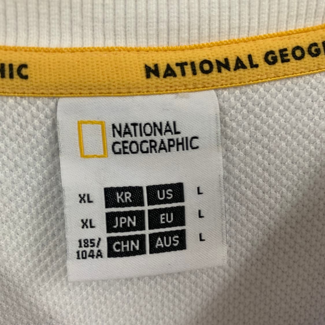 XL 내셔널지오그래픽 빅 로고 프린팅 와펜 맨투맨 상품이미지7