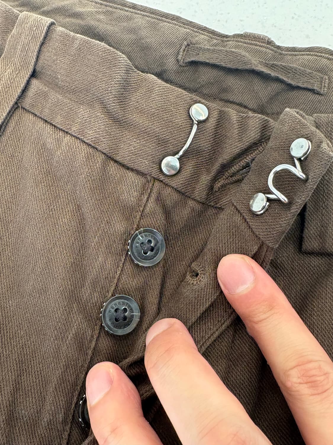 나나미카 브라운 워크팬츠 상품이미지3