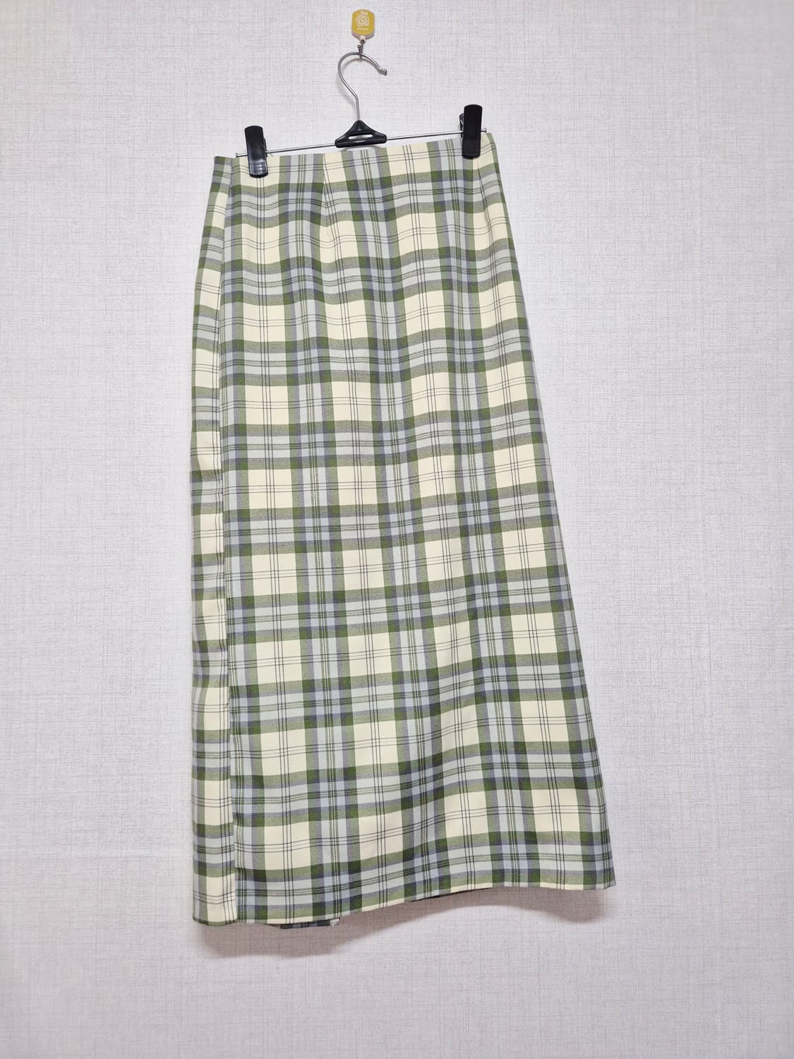 체크 롱 스커트 상품이미지1