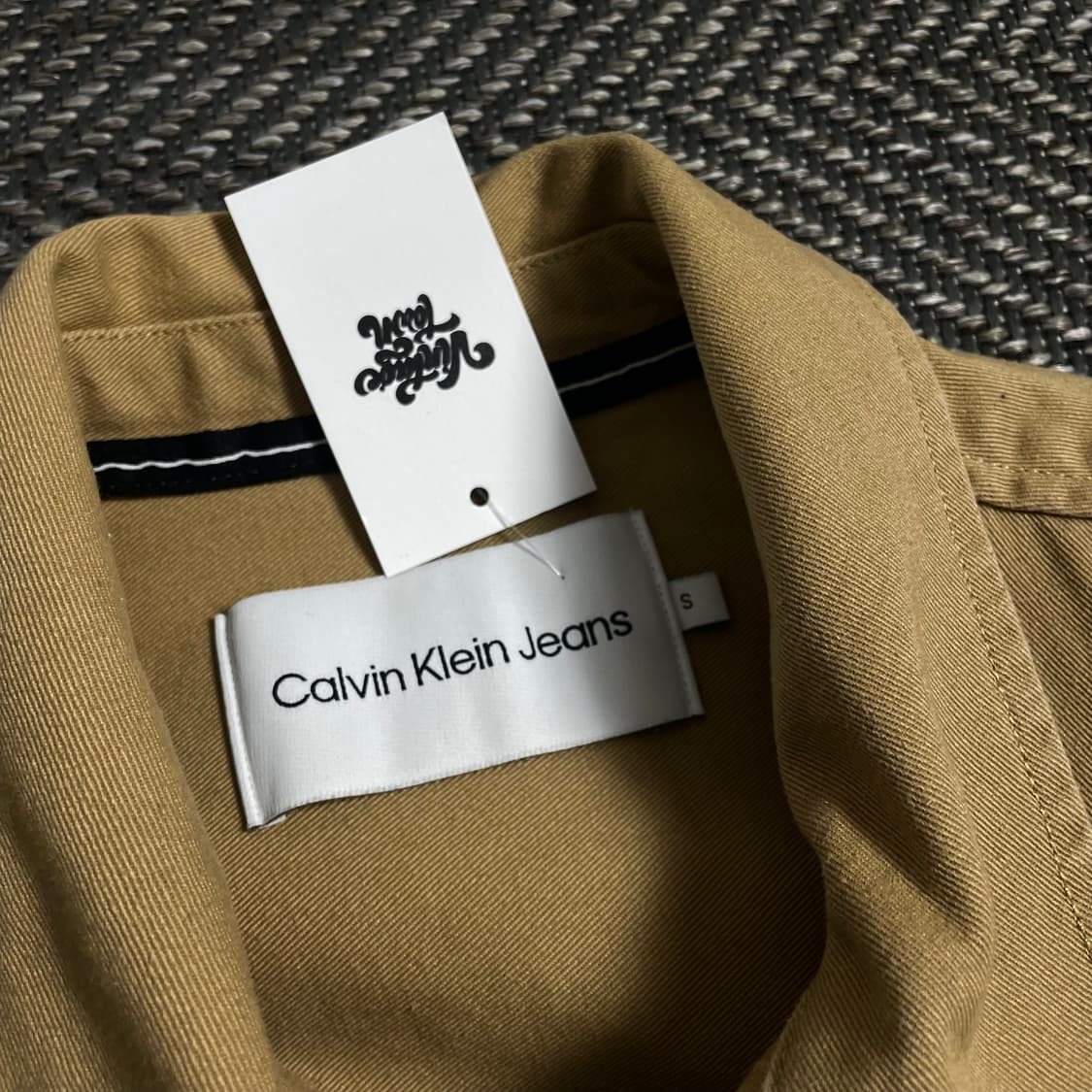 캘빈클라인 브라운 데님 포켓 워크 자켓o 4191 상품이미지5