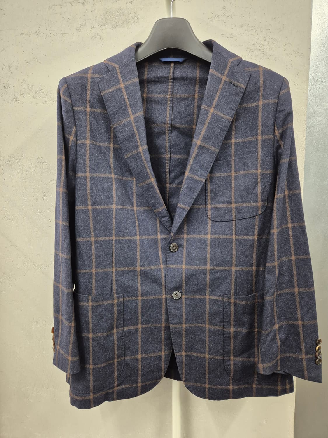 란스미어 LANS MERE 체크 자켓 (Made in Italy) 100 상품이미지2