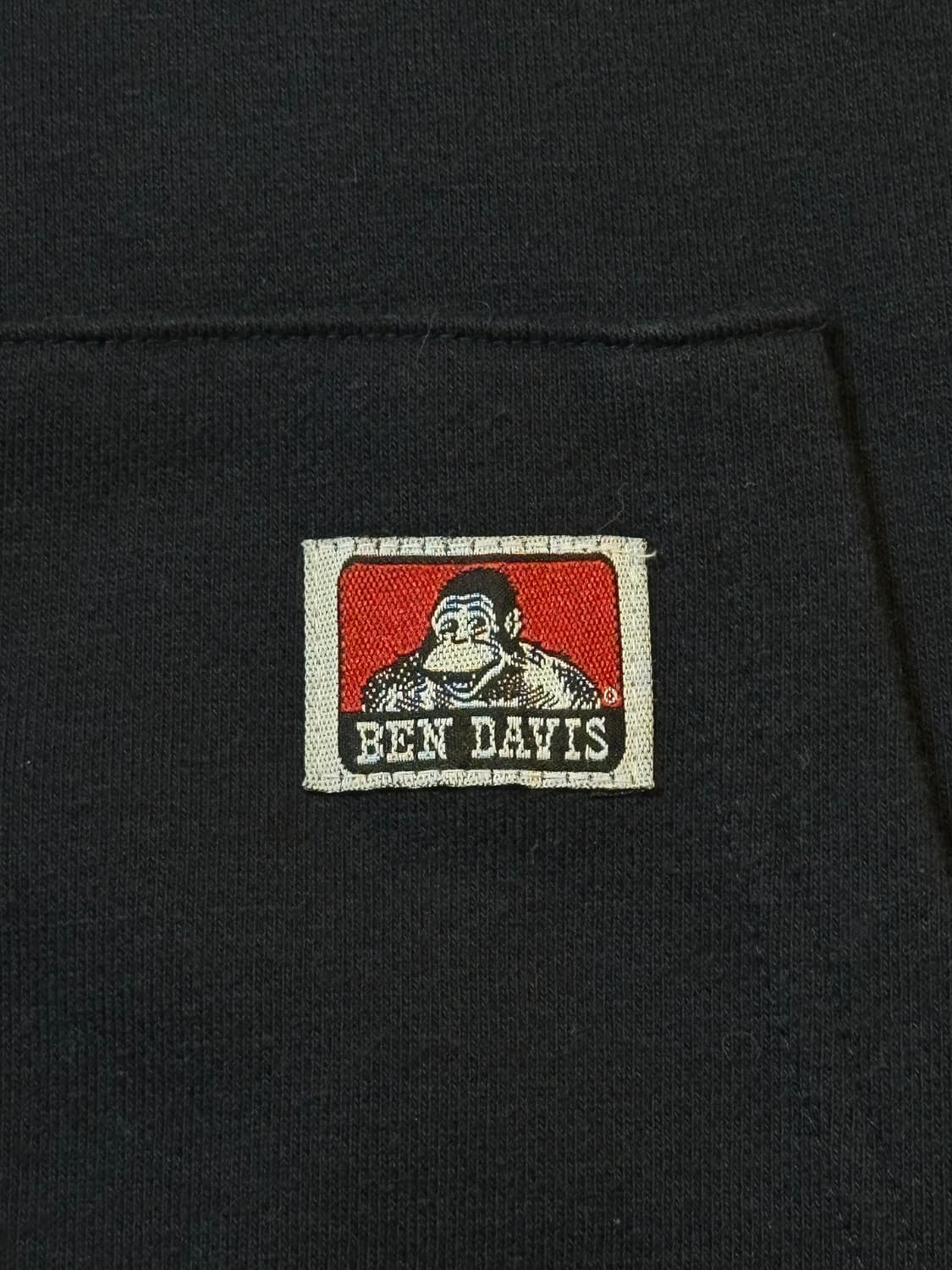 벤데이비스 BEN DAVIS 풀오버 반집업 배색 후드티 상품이미지4