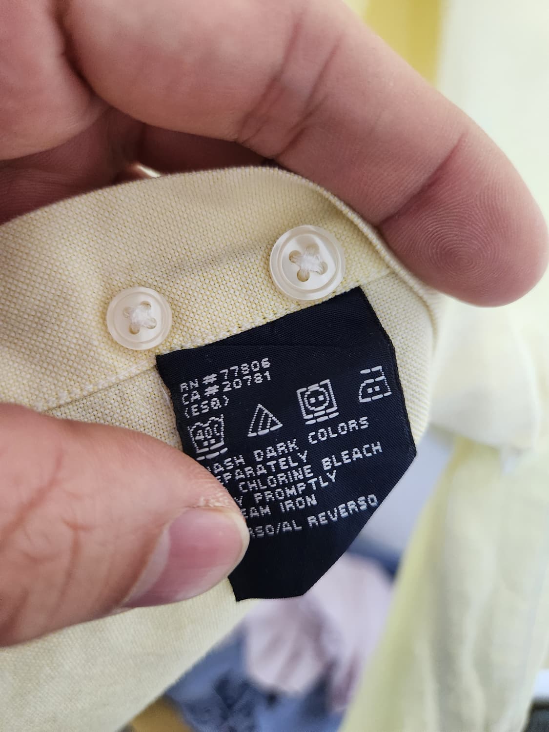 타미힐피거Tommy 옥스포드 셔츠 XXL - S159 상품이미지6