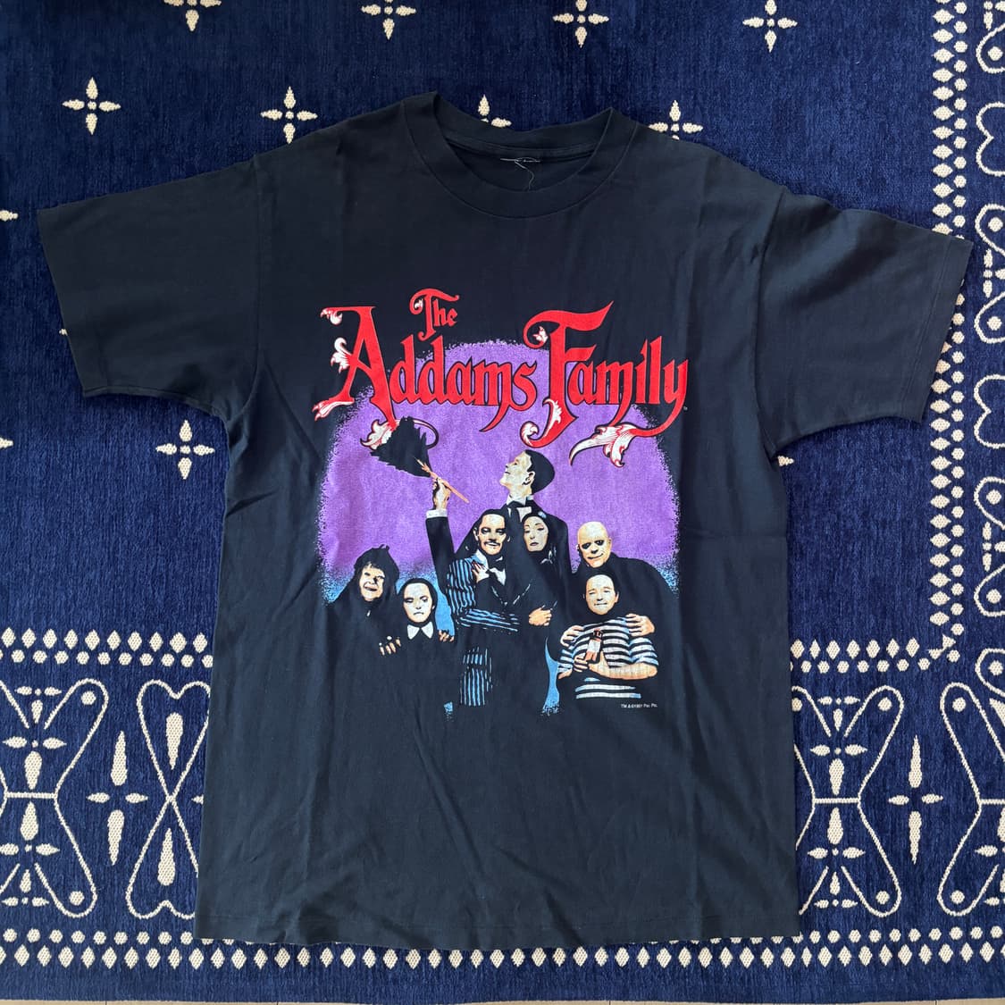 90s addams family 아담스 패밀리 무비 티셔츠 데드스탁 상품이미지1