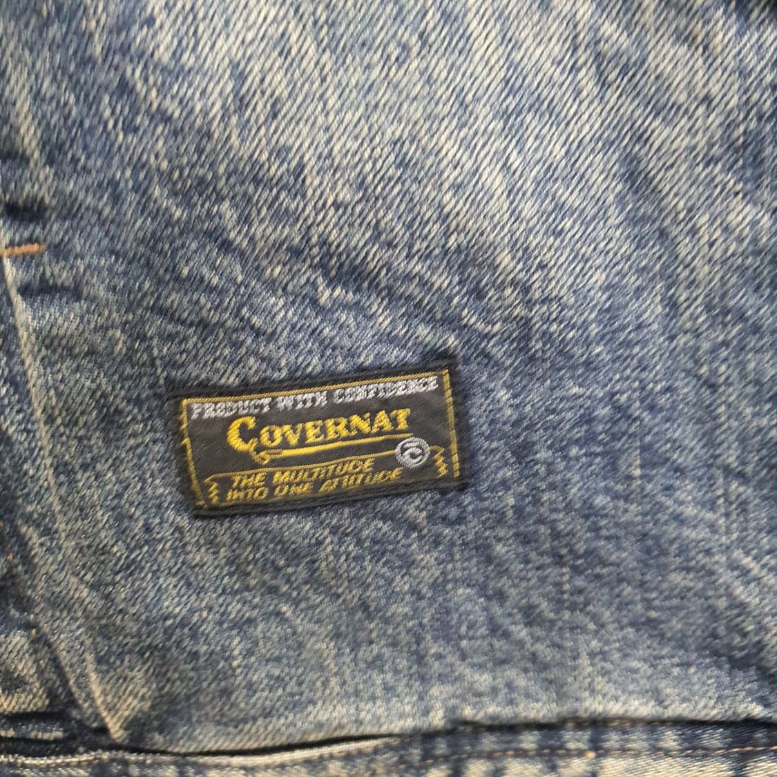 커버낫 남성 워싱 트러커 데님 자켓  상품이미지3