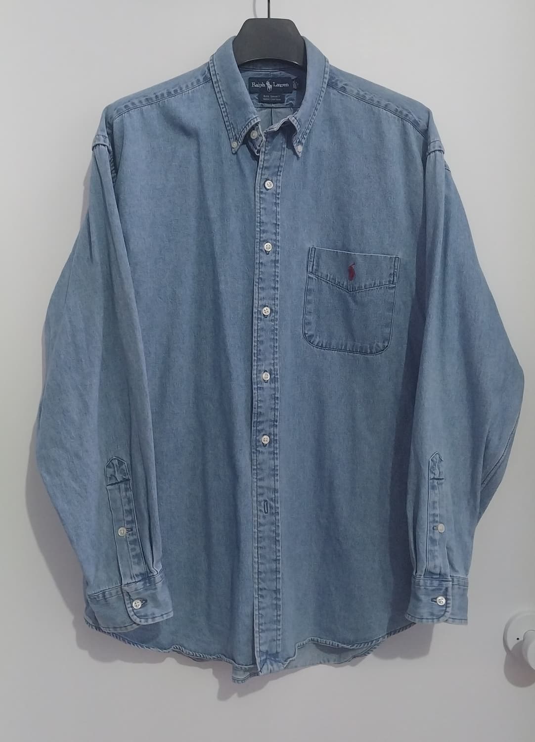 폴로 랄프로렌 블레이크 데님 빅셔츠 L 상품이미지1