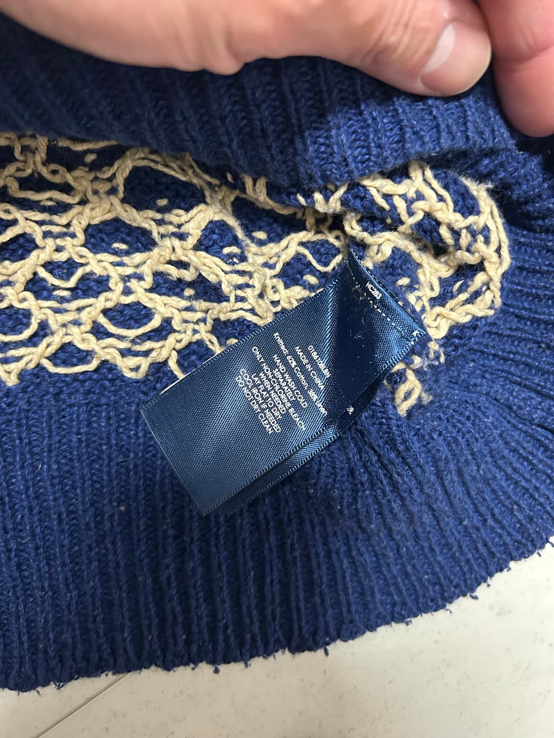 폴로 니트 M사이즈 판매 상품이미지3