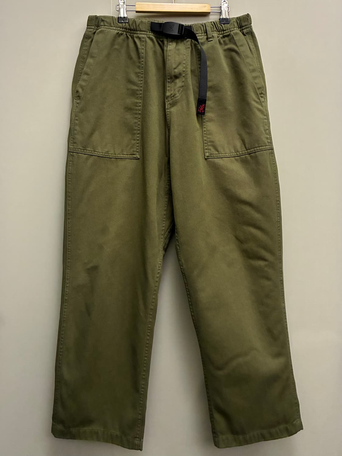 (M~L)그라미치 퍼티그 루즈 테이퍼드팬츠 올리브 카키 상품이미지9