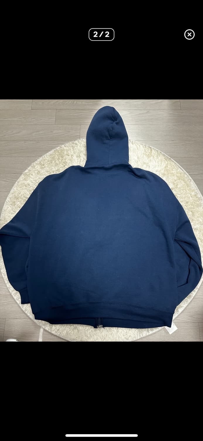 러셀 후드집업 네이비 xl 상품이미지2