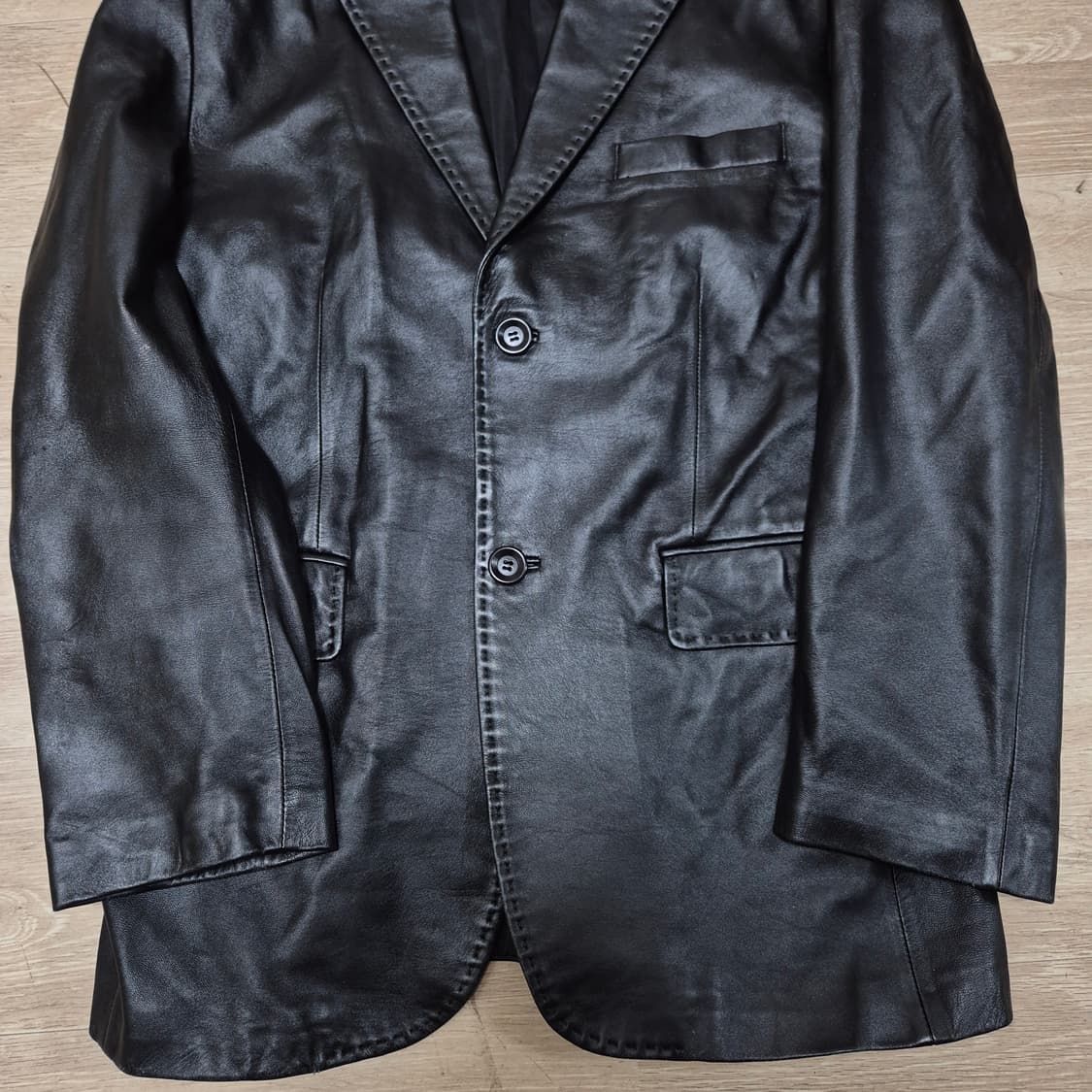GRAND 그랜드 남성 천연 양가죽 라이더 가죽자켓 M(95) 상품이미지3