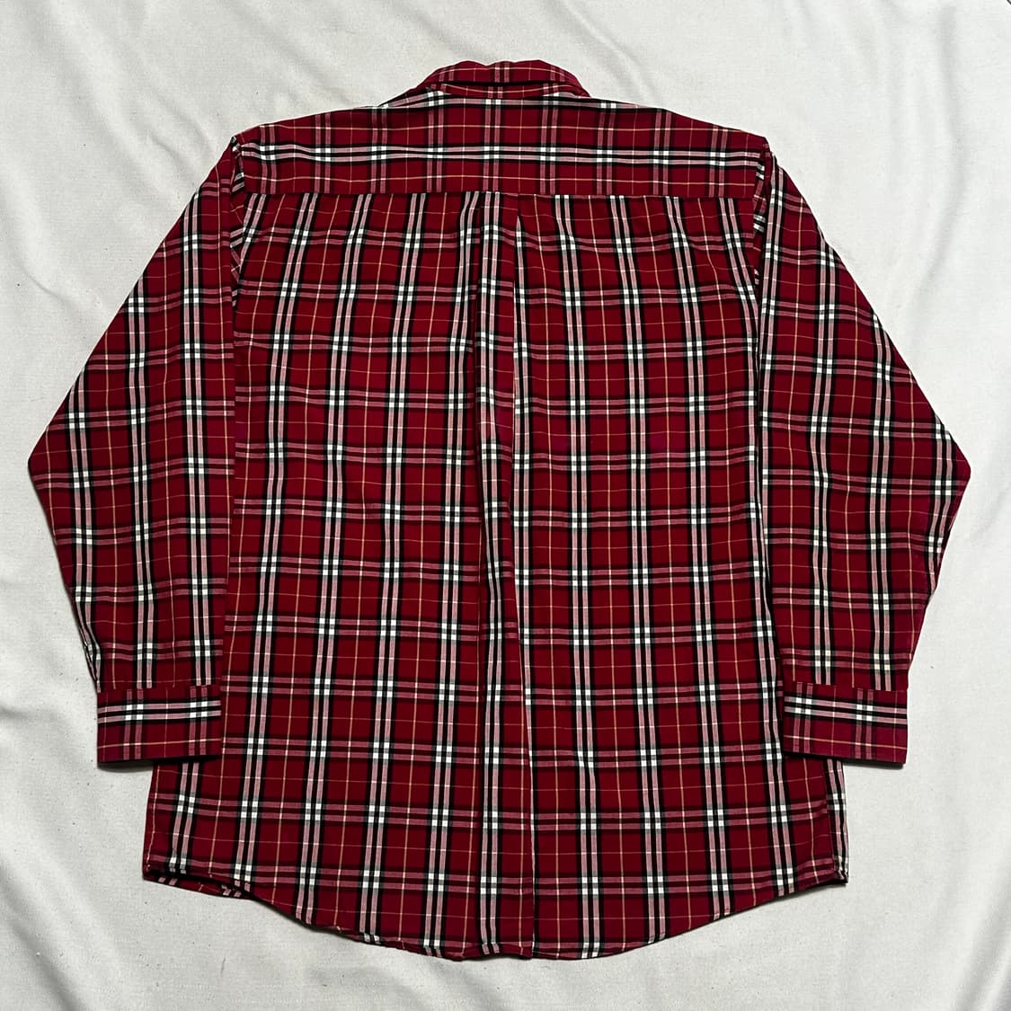 XL 버버리 레드 노바체크 셔츠 상품이미지3