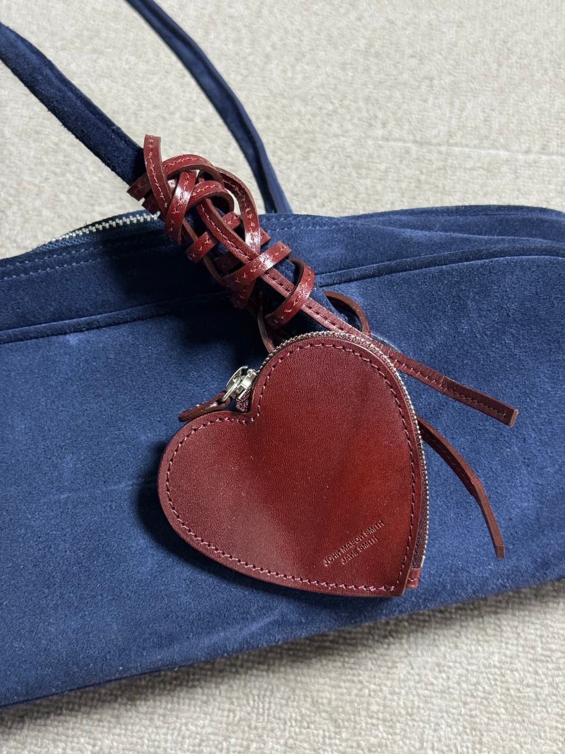 JOHN MASON SMITH JANE SMITH 레더 하트 코인 케이스 상품이미지1