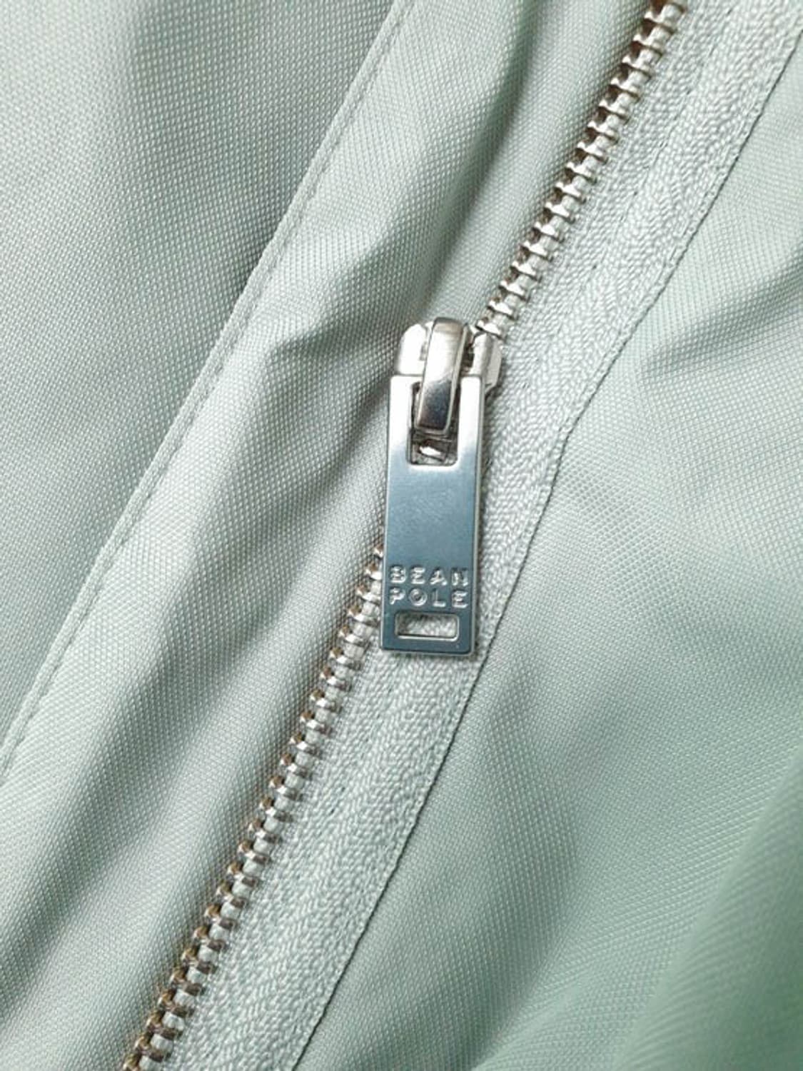 빈폴 레이디스 라이트 그린 A라인 폭스퍼 소피 다운 패딩 상품이미지8