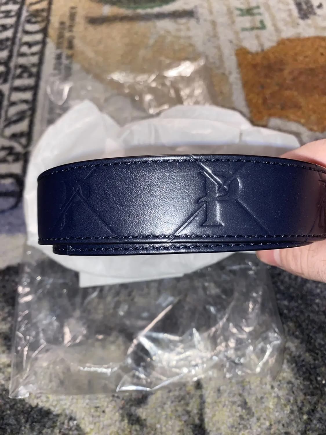 팔라스 PAL-M-Gram 가죽 벨트 미드나잇 블루 상품이미지1