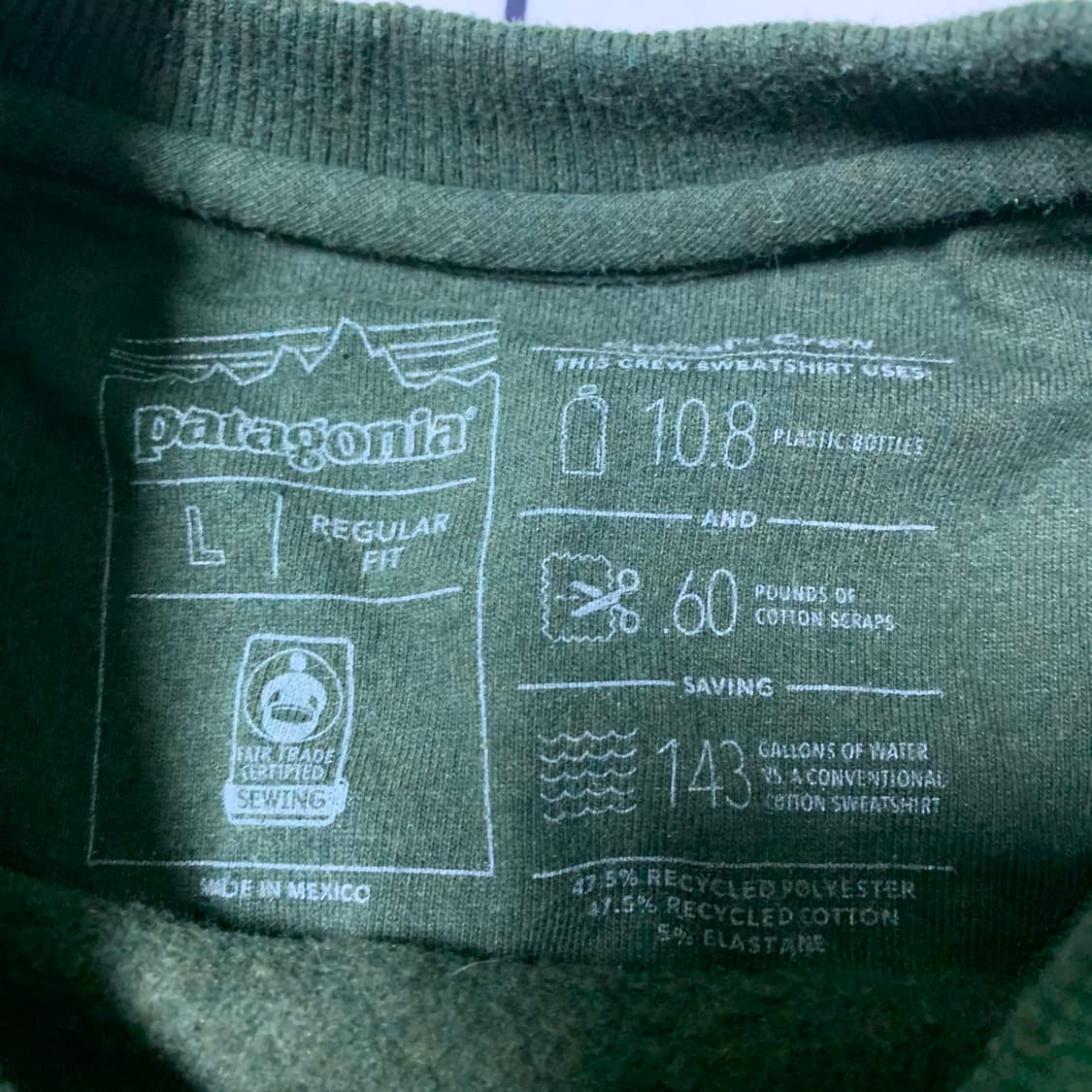 파타고니아 딥그린 맨투맨 상품이미지7