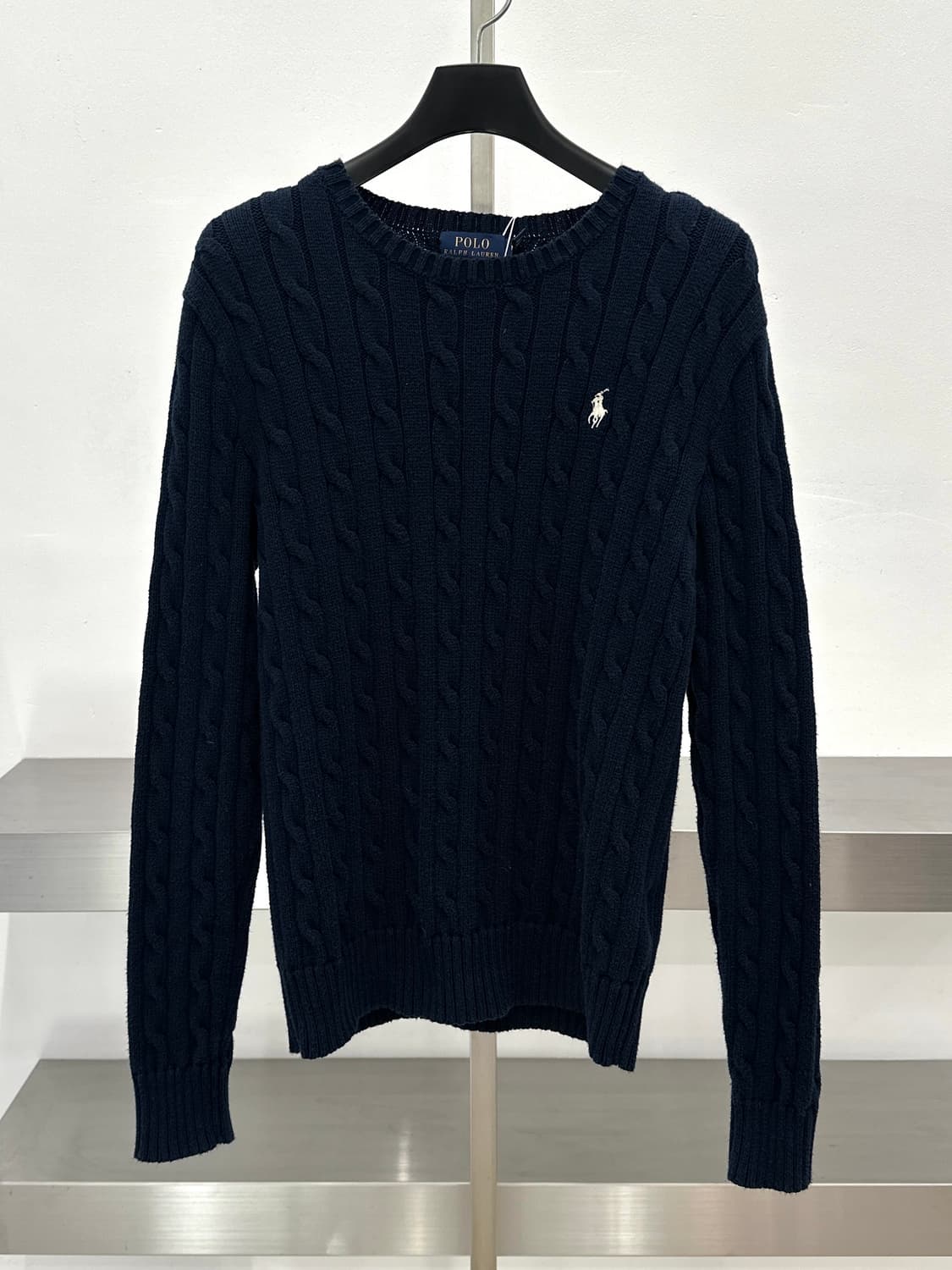 폴로 랄프로렌 네이비 케이블 니트  상품이미지4