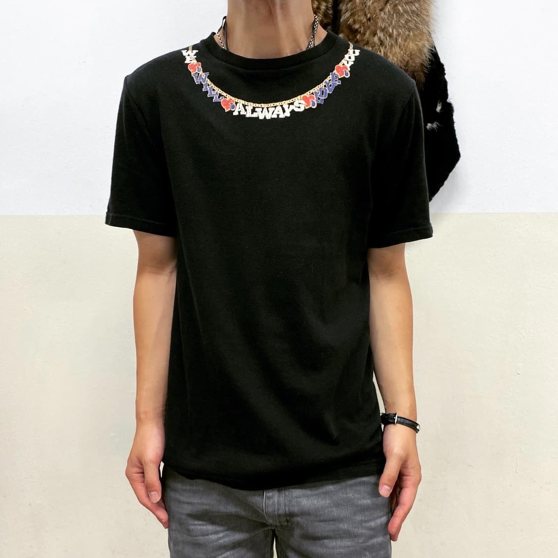 넘버나인 2003ss 아카이브 체인 프린팅 반팔 티셔츠 상품이미지3