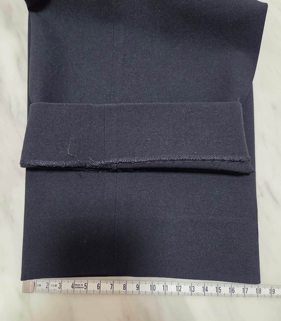 시스템옴므 지퍼 디테일 네이비 밴딩 슬랙스 상품이미지4