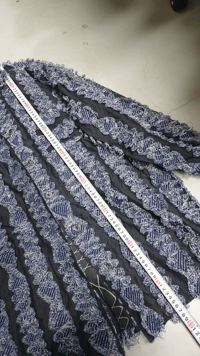 데님프린지 패턴 셔츠 & 바지 세트 상품이미지7