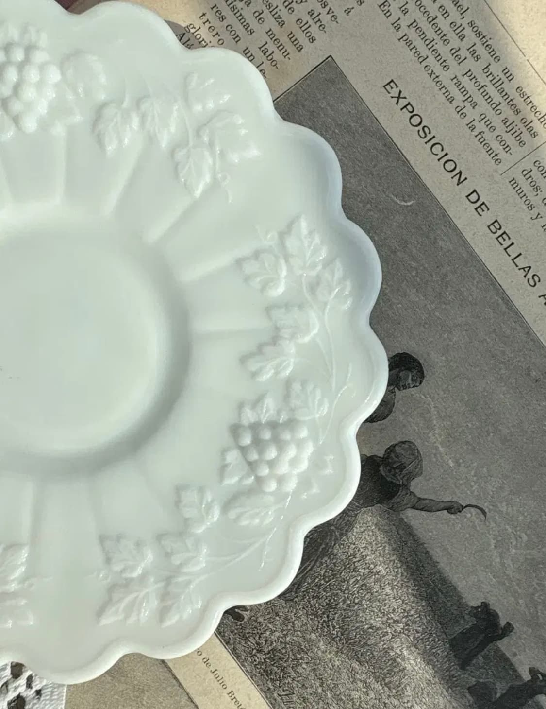 미국 Westmoreland 패널드 그레이프 찻잔 듀오세트 상품이미지3