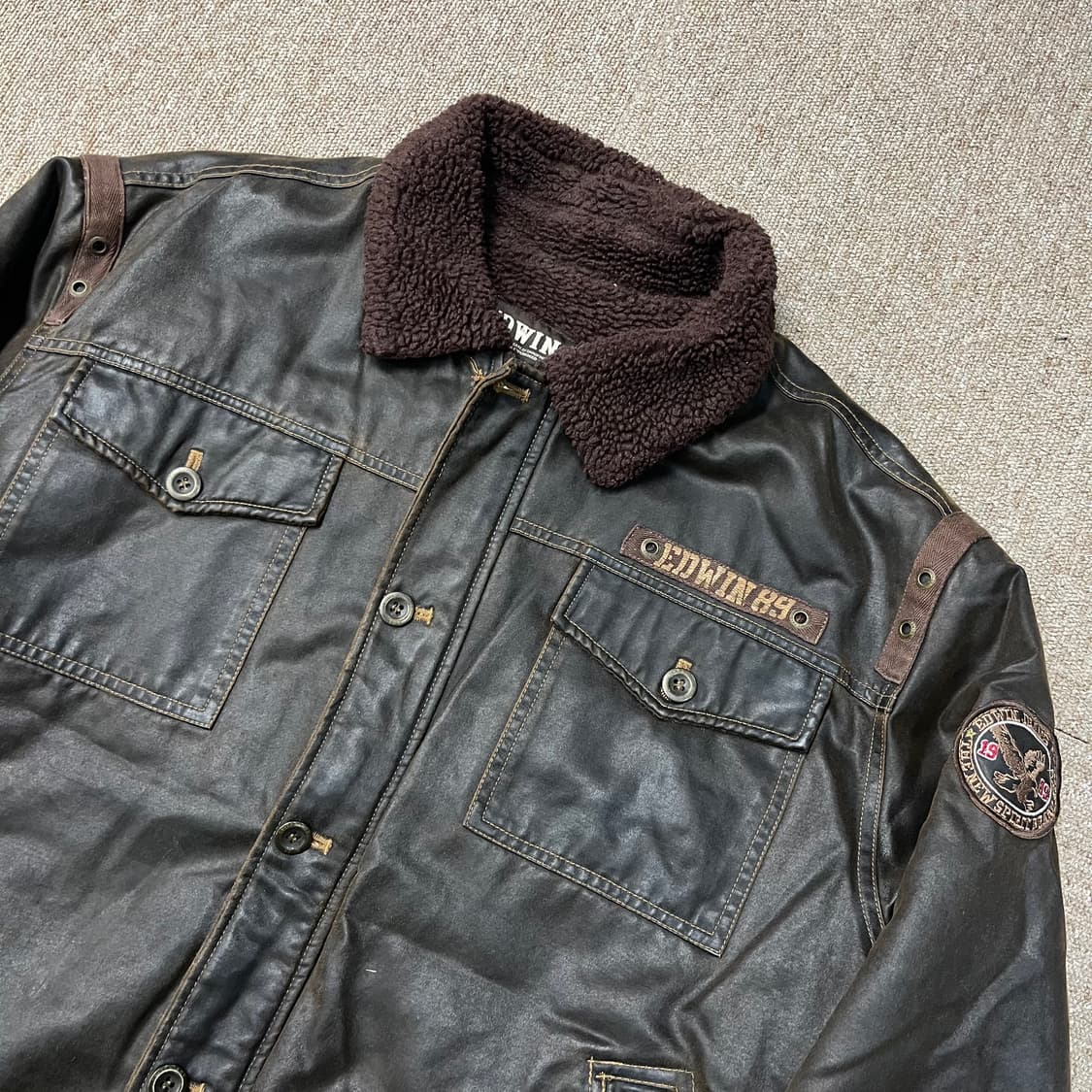 에드윈 빈티지 레더자켓 상품이미지4