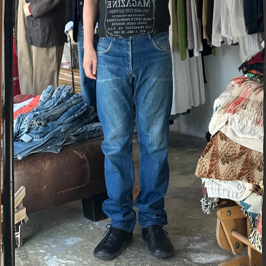 (착용컷) JOHN BULL 셀비지 진 (남성용 31.5) 상품이미지3