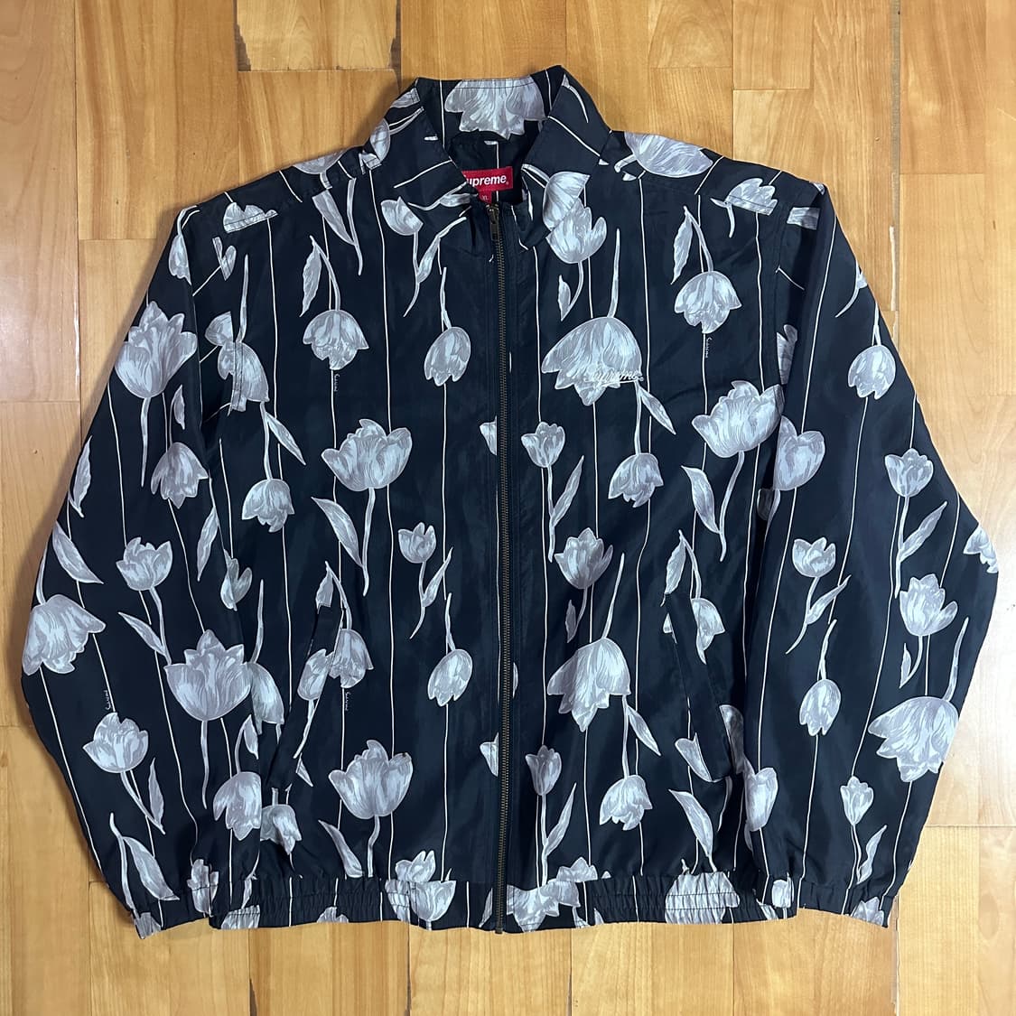 슈프림 플로럴 플라워 실크 트랙 자켓 상품이미지1
