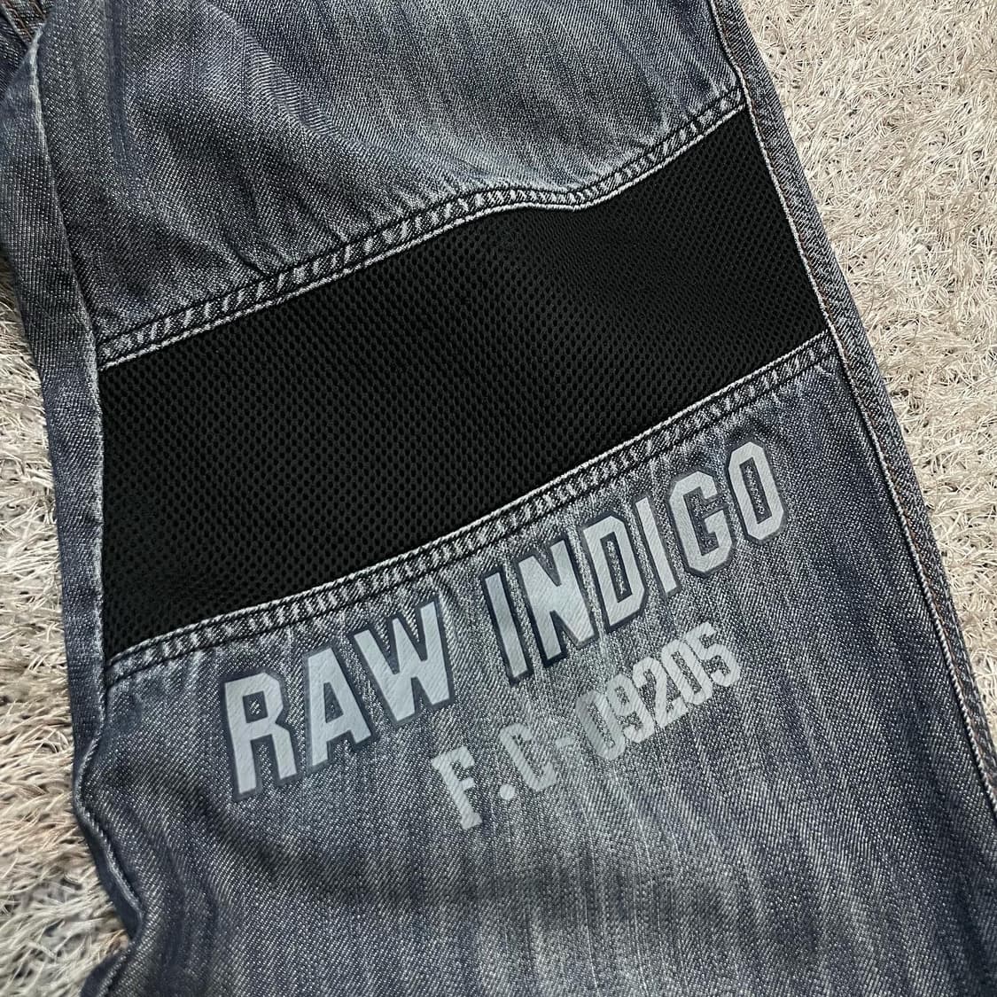 FUBU 힙합 올드스쿨 데님 조거팬츠 상품이미지3