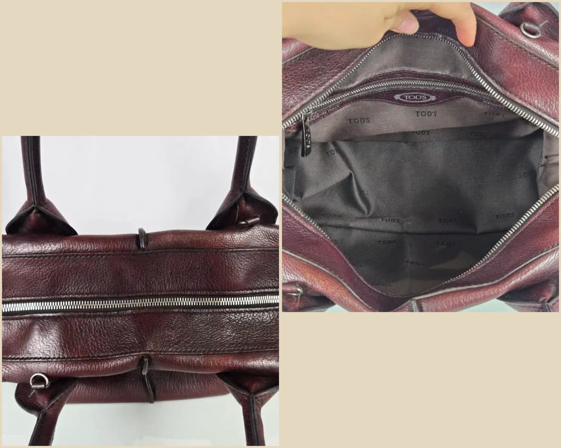 TOD'S 토즈 D 스타일링 바울레토 디백 가방 미디움 정품 토트백 상품이미지9