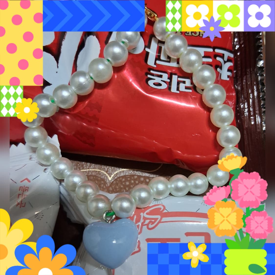 젬핌공방 예쁜 구슬팔찌 판매 상품이미지3