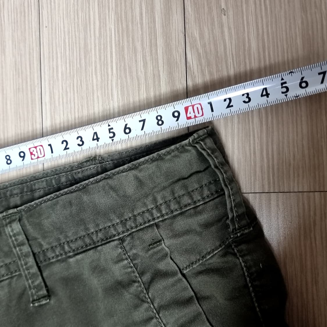 폴로 빈티지 카키색 조거 면바지(32) 상품이미지4