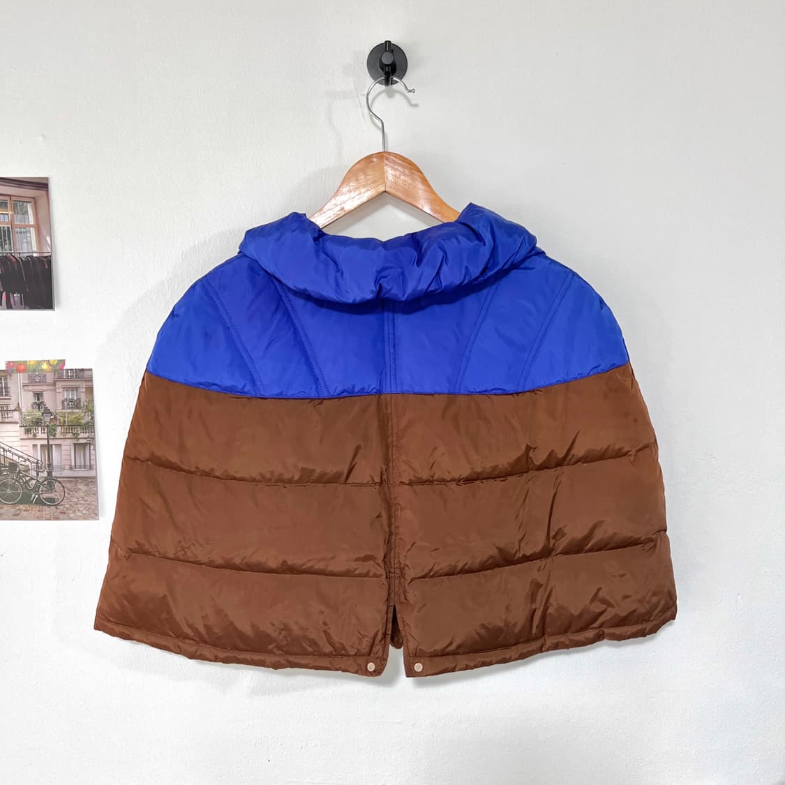 [L] 틸버리 패딩 케이프 패딩망토 상품이미지2