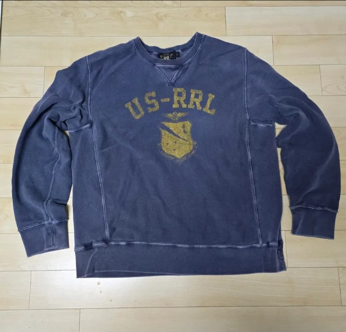 XL) 더블알엘 스웻셔츠 (빈티지네이비 더블탭스 맥코이 rrl) 상품이미지1