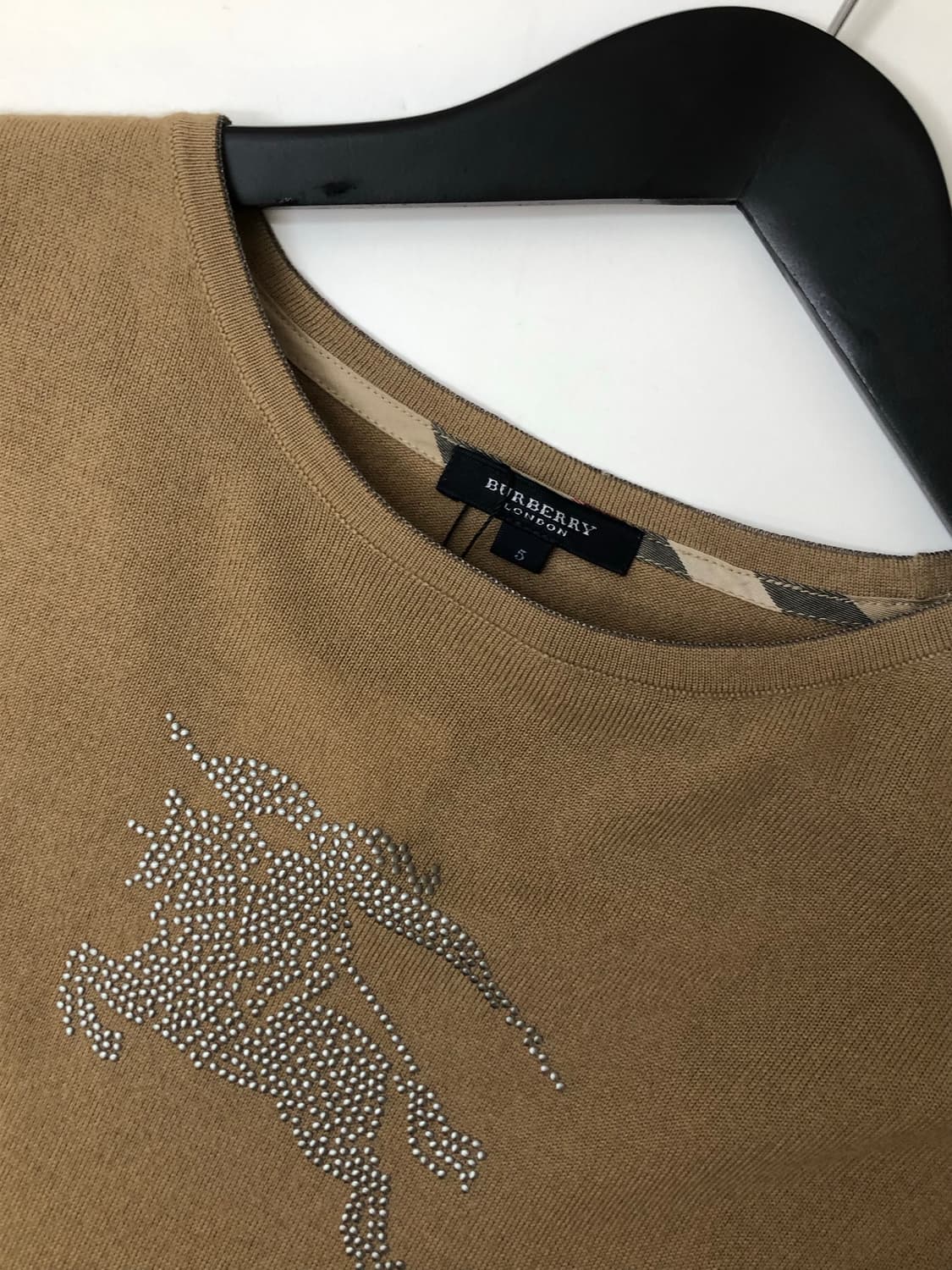 Burberry London 버버리 런던 클래식 로고 브라운 니트 상품이미지2