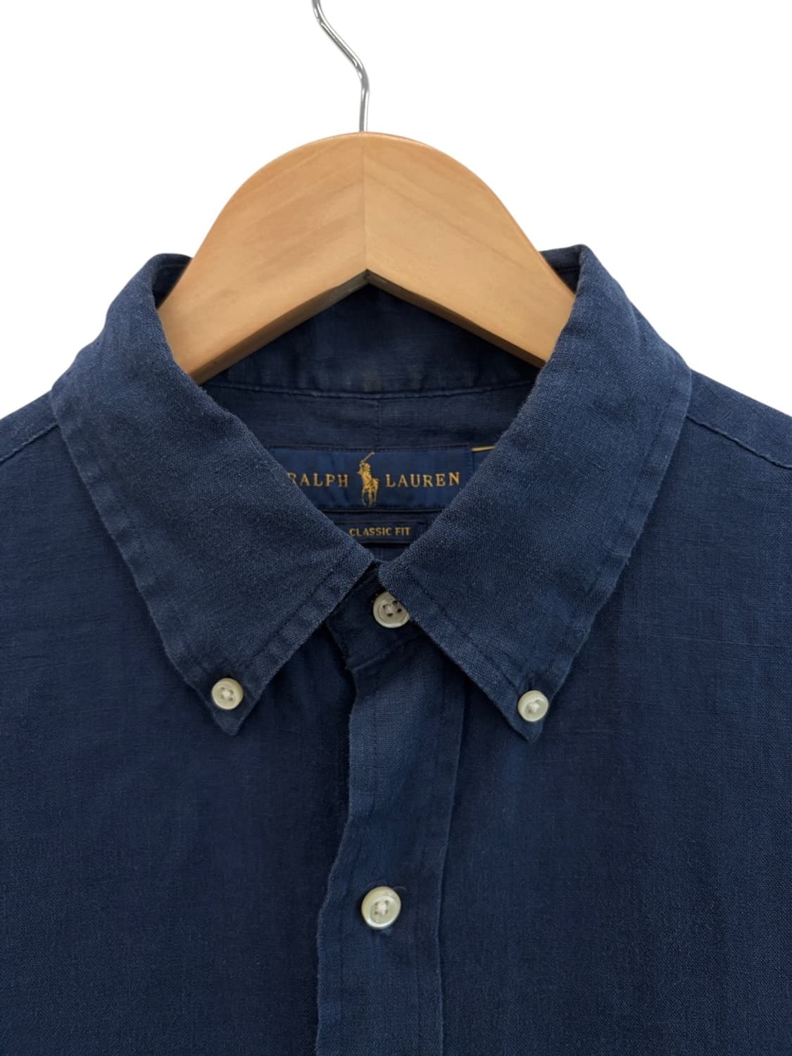 폴로 QR신형 린넨 셔츠 네이비 (M/국내100~105) 상품이미지3