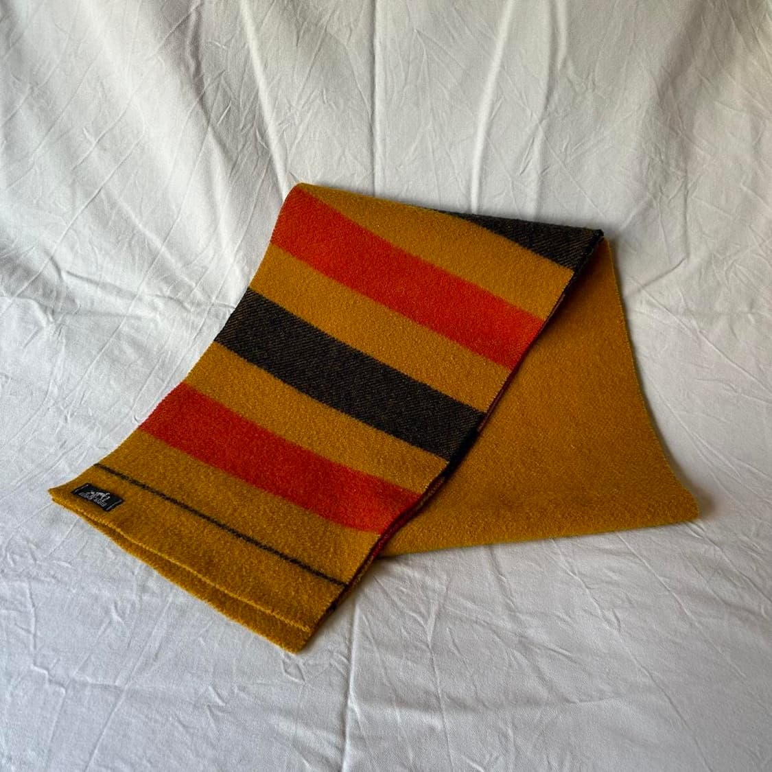 90’s 에르메스 로카바르 블랭킷 레인울 머플러 상품이미지1