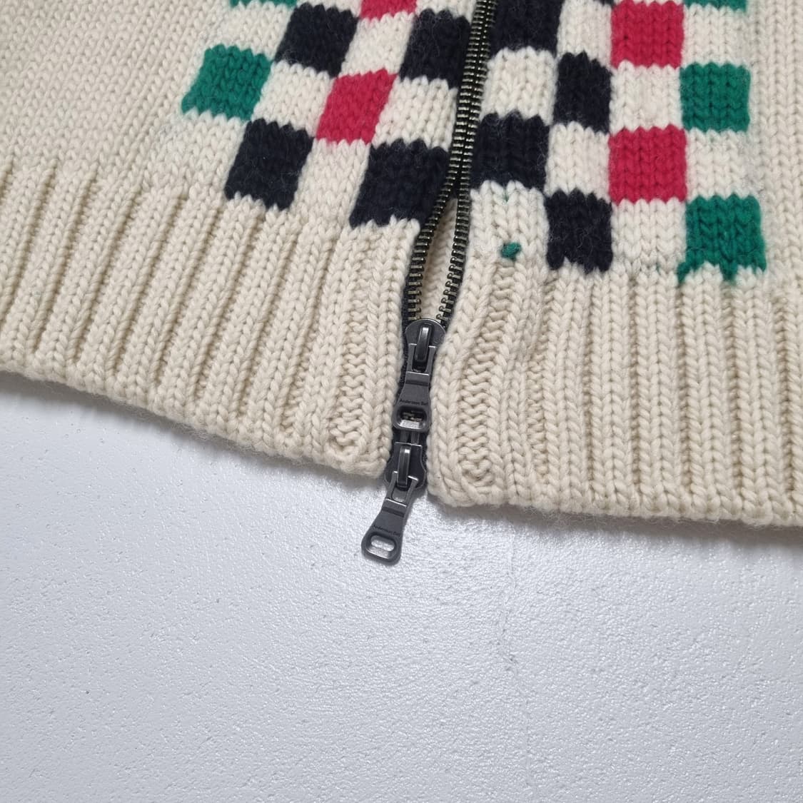 앤더슨벨 체커보드 코위찬 가디건 - L 상품이미지7