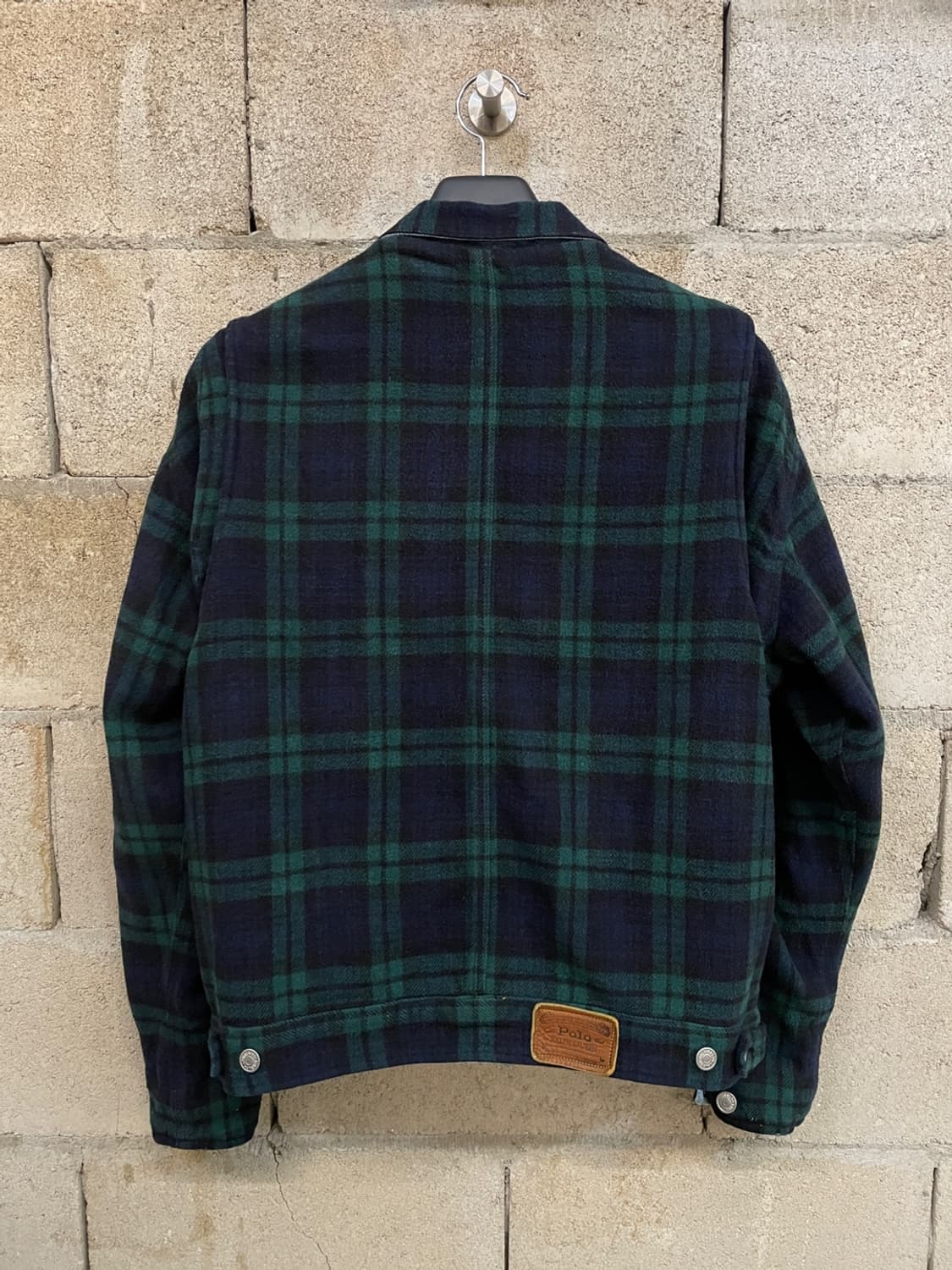 80s 폴로 랄프로렌 리버시블 타탄 체크 데님 자켓  상품이미지3