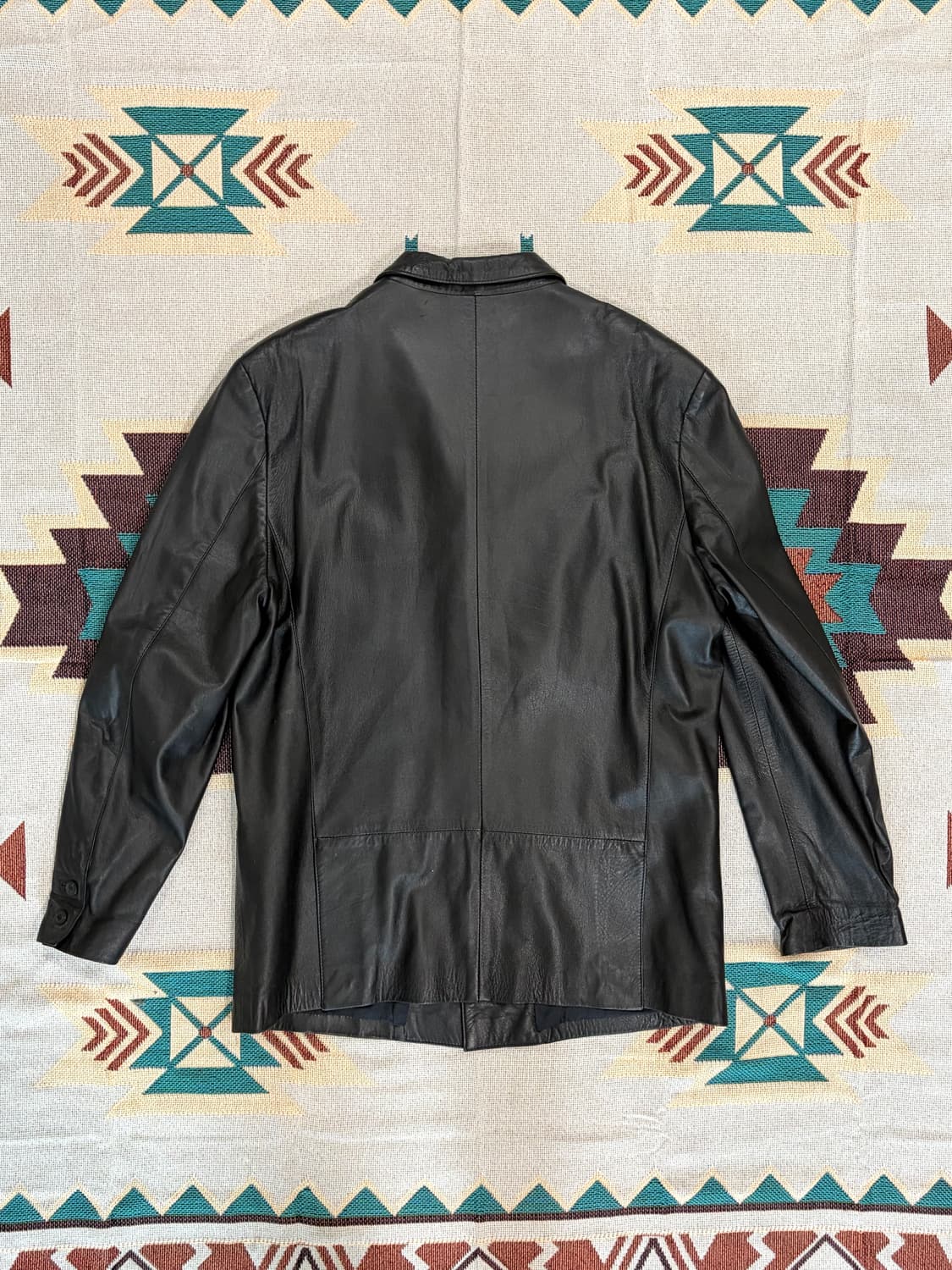 90s Centromoda 이태리 레더 블레이저 카코트 상품이미지5