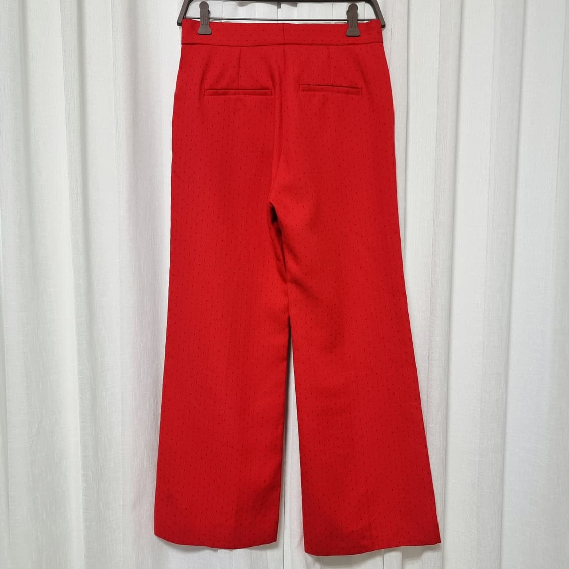 산드로 Sandro 와이드 부츠컷 팬츠 바지 (55쯤/표기36) 상태완벽 상품이미지6