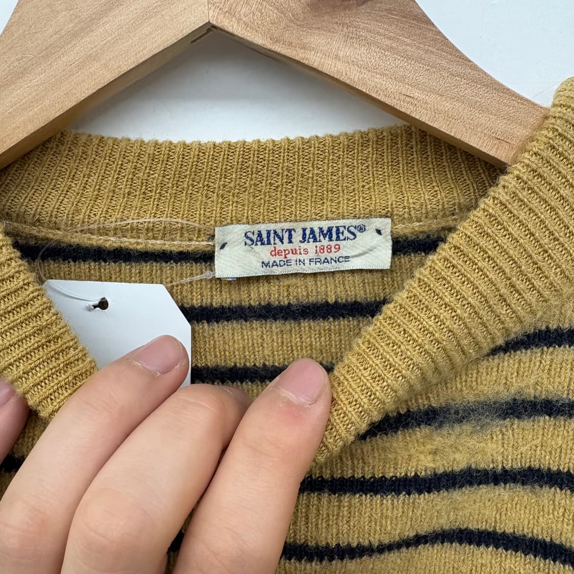 세인트제임스 줄무늬 니트 긴팔 여/M 상품이미지5
