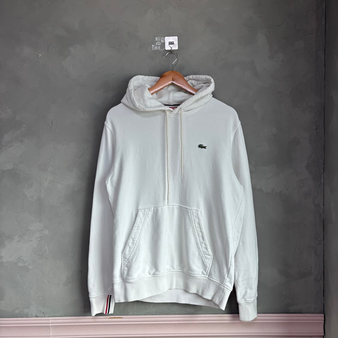 라코스테 후드 화이트 상품이미지1